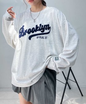 【アズノウアズ プラス/AS KNOW AS plus】の♪アソートデザイン サガラロゴ刺繍ロンT 人気、トレンドファッション・服の通販 founy(ファニー) ファッション Fashion レディースファッション Fashion for Women トップス・カットソー Cut & Sew Tops ロングTシャツ・Tシャツ Longline T-Shirts & Tees カーゴパンツ Cargo Pants, Utility Pants ガーリー Girly, Feminine Style シンプル Simple, Minimal デニム Denim, Jeans Material フロント Front, Front Design ボトム Bottoms, Lower Wear ルーズ Loose, Oversized 再入荷 Restock / Back in Stock おすすめ Recommended / Our Picks |ID:prp329100004760016