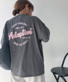 【アズノウアズ プラス/AS KNOW AS plus】の♪アソートデザイン サガラロゴ刺繍ロンT 人気、トレンドファッション・服の通販 founy(ファニー) ファッション Fashion レディースファッション Fashion for Women トップス・カットソー Cut & Sew Tops ロングTシャツ・Tシャツ Longline T-Shirts & Tees カーゴパンツ Cargo Pants, Utility Pants ガーリー Girly, Feminine Style シンプル Simple, Minimal デニム Denim, Jeans Material フロント Front, Front Design ボトム Bottoms, Lower Wear ルーズ Loose, Oversized 再入荷 Restock / Back in Stock おすすめ Recommended / Our Picks thumbnail チャコールA|ID: prp329100004760016 ipo3291000000034658970