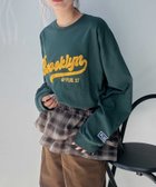 【アズノウアズ プラス/AS KNOW AS plus】の♪アソートデザイン サガラロゴ刺繍ロンT 人気、トレンドファッション・服の通販 founy(ファニー) ファッション Fashion レディースファッション Fashion for Women トップス・カットソー Cut & Sew Tops ロングTシャツ・Tシャツ Longline T-Shirts & Tees カーゴパンツ Cargo Pants, Utility Pants ガーリー Girly, Feminine Style シンプル Simple, Minimal デニム Denim, Jeans Material フロント Front, Front Design ボトム Bottoms, Lower Wear ルーズ Loose, Oversized 再入荷 Restock / Back in Stock おすすめ Recommended / Our Picks thumbnail DグリーンB|ID: prp329100004760016 ipo3291000000034658971