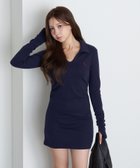 【パルグループ/PAL GROUP】の【RAY CASSIN】長袖スキッパーポロ刺繍ミニワンピース 人気、トレンドファッション・服の通販 founy(ファニー) ファッション Fashion レディースファッション Fashion for Women ワンピース Dresses カットソー Cut and Sewn Top ギャザー Gathered, Ruffled スキッパー Skipper, Open Collar スニーカー Sneakers, Trainers ソックス Socks, Hosiery トレンド Trend, Trending Now 人気 Popular, Best Seller 長袖 Long Sleeve, Full Sleeve フェミニン Feminine, Girly 再入荷 Restock / Back in Stock おすすめ Recommended / Our Picks thumbnail ネイビー|ID: prp329100004760023 ipo3291000000034589297