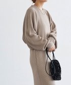 【ピエロ/Pierrot】のニットボレロワンピースセット グレージュ|ID: prp329100004760047 ipo3291000000034445374