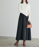 【ピエロ/Pierrot】のタートルネックフレアスリーブドッキングワンピース アイボリー×ブラック|ID: prp329100004760049 ipo3291000000034445392