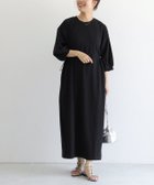 【ピエロ/Pierrot】のウエストドロストデザインワンピース ブラック|ID: prp329100004760056 ipo3291000000034445446