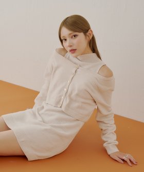 【パルグループ/PAL GROUP】の【Chico】ベロアモールノースリワンピース+カーディガンセット 人気、トレンドファッション・服の通販 founy(ファニー) ファッション Fashion レディースファッション Fashion for Women ワンピース Dresses カーディガン Cardigan, Knitwear ジャケット Jacket, Outerwear セットアップ Set-Up, Coordinated Outfit セパレート Separate, Two-Piece トレンド Trend, Trending Now ハイネック High Neck, Mock Neck 再入荷 Restock / Back in Stock おすすめ Recommended / Our Picks エレガント 上品 Elegant |ID:prp329100004760060