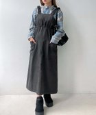 【アズノウアズ プラス/AS KNOW AS plus】のデザインカーゴジャンスカ 人気、トレンドファッション・服の通販 founy(ファニー) ファッション Fashion レディースファッション Fashion for Women ジャンスカ Jumper Skirt, Pinafore Dress ビッグ Big, Oversized ポケット Pocket, Pocket Detail ミリタリー Military, Army Style 再入荷 Restock / Back in Stock おすすめ Recommended / Our Picks thumbnail スミクロV|ID: prp329100004760067 ipo3291000000034589507