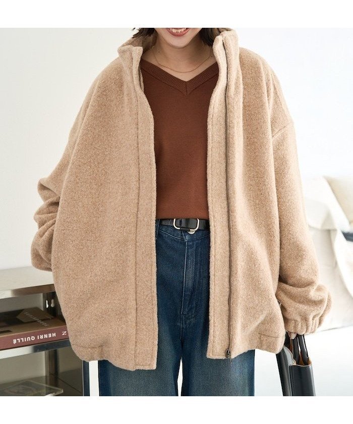 【フリークスストア/FREAK'S STORE】のボンディング フルジップ ジャケット【限定展開】 25AW インテリア・キッズ・メンズ・レディースファッション・服の通販 founy(ファニー) ファッション Fashion レディースファッション Fashion for Women アウター Coat / Outerwear Collection レディースジャケット・軽アウター Jackets 秋 Autumn シンプル Simple, Minimal ジャケット Jacket, Outerwear スウェット / スエット Sweatshirt, Sweatwear スタンド Stand Collar, Upright Stand スラックス Slacks, Dress Pants タイトスカート Pencil Skirt, Tight Skirt デニム Denim, Jeans Material ビッグ Big, Oversized ボンディング Bonding, Bonded Fabric A/W・秋冬 Autumn/Winter 冬 Winter / This Winter おすすめ Recommended / Our Picks エレガント 上品 Elegant 2025年 2025 2025-2026秋冬・A/W Autumn/Winter 2025–26 AW25–26 ベージュ|ID: prp329100004760088 ipo3291000000034493790