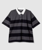 【ベイフロー/BAYFLOW】の【AMERICAN RAG CIE】ラグビーシャツ(ユニセックス) 人気、トレンドファッション・服の通販 founy(ファニー) ファッション Fashion レディースファッション Fashion for Women トップス・カットソー Cut & Sew Tops シャツ・ブラウス・オフィスカジュアル Elegant Blouses & Button-Ups エスニック Ethnic Style ヴィンテージ Vintage Style カリフォルニア California, Cali Style トレンド Trend, Trending Now ミックス Mix, Mixed Style thumbnail グレーxブラック|ID: prp329100004760109 ipo3291000000034446388