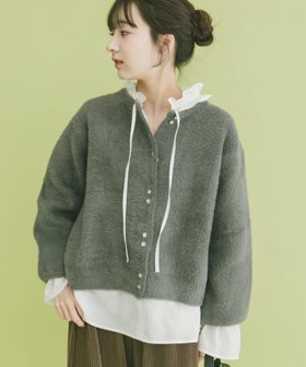 【アイテムズアーバンリサーチ/ITEMS URBAN RESEARCH】のダブルフェイスニットカーディガン 人気、トレンドファッション・服の通販 founy(ファニー) ファッション Fashion レディースファッション Fashion for Women トップス・カットソー Cut & Sew Tops ニット Knit Tops & Sweaters カーディガン・羽織り Layered Style Cardigans 2025年 2025 2025春夏・S/S Spring/Summer 2025 SS25 カーディガン Cardigan, Knitwear シンプル Simple, Minimal ダブル Double, Double-Breasted フェイス Face, Facial Design 夏 Summer S/S・春夏 SS, Spring/Summer, Warm Season |ID:prp329100004760120
