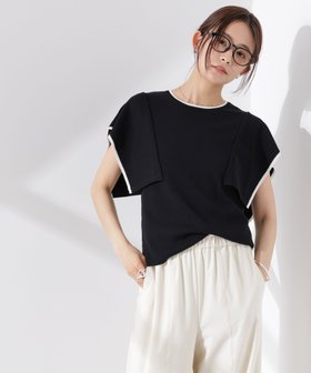 【ナノ ユニバース/nano universe】 スクエアスリーブバイカラーニット人気、トレンドファッション・服の通販 founy(ファニー) ファッション Fashion レディースファッション Fashion for Women トップス・カットソー Cut & Sew Tops ニット Knit Tops & Sweaters ウォッシャブル Machine Washable オレンジ Orange サマー Summer, Summer Style スリーブ Sleeve, Long Sleeve / Short Sleeve ノースリーブ Sleeveless, No-Sleeve おすすめ Recommended / Our Picks 夏 Summer エレガント 上品 Elegant 2025年 2025 2025春夏・S/S Spring/Summer 2025 SS25 |ID:prp329100004760127