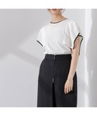 【ナノ ユニバース/nano universe】のスクエアスリーブバイカラーニット 人気、トレンドファッション・服の通販 founy(ファニー) ファッション Fashion レディースファッション Fashion for Women トップス・カットソー Cut & Sew Tops ニット Knit Tops & Sweaters ウォッシャブル Machine Washable オレンジ Orange サマー Summer, Summer Style スリーブ Sleeve, Long Sleeve / Short Sleeve ノースリーブ Sleeveless, No-Sleeve おすすめ Recommended / Our Picks 夏 Summer エレガント 上品 Elegant 2025年 2025 2025春夏・S/S Spring/Summer 2025 SS25 thumbnail ホワイト|ID: prp329100004760127 ipo3291000000034446667