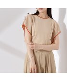 【ナノ ユニバース/nano universe】のスクエアスリーブバイカラーニット 人気、トレンドファッション・服の通販 founy(ファニー) ファッション Fashion レディースファッション Fashion for Women トップス・カットソー Cut & Sew Tops ニット Knit Tops & Sweaters ウォッシャブル Machine Washable オレンジ Orange サマー Summer, Summer Style スリーブ Sleeve, Long Sleeve / Short Sleeve ノースリーブ Sleeveless, No-Sleeve おすすめ Recommended / Our Picks 夏 Summer エレガント 上品 Elegant 2025年 2025 2025春夏・S/S Spring/Summer 2025 SS25 thumbnail ベージュ|ID: prp329100004760127 ipo3291000000034446668
