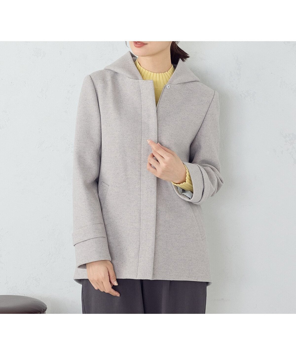 【コムサイズム/COMME CA ISM】の2WAYフーデッドショートコート 人気、トレンドファッション・服の通販 founy(ファニー) 　ファッション　Fashion　レディースファッション　Fashion for Women　アウター　Coat / Outerwear Collection　コート・ロングコート・ピーコート　Long Coats, Peacoats & More　おすすめ　Recommended / Our Picks　インナー　Innerwear　ショート　Short, Short Length　軽量　Lightweight, Ultra Light　 other-1|ID: prp329100004760152 ipo3291000000034446964