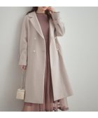 【クチュール ブローチ/Couture Brooch】の【大人上品・ベルト付き】パール調釦チェスターコート グレージュ|ID: prp329100004760157 ipo3291000000034926745