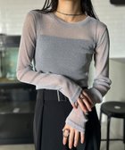 【アウトフィッター ラボ/Outfitter lab】の【全8色】 ラメシアートップス クルーネック 長袖 人気、トレンドファッション・服の通販 founy(ファニー) ファッション Fashion レディースファッション Fashion for Women トップス・カットソー Cut & Sew Tops インナー Innerwear オケージョン Occasion Wear カーディガン Cardigan, Knitwear シアー Sheer, See-Through シルバー Silver, Metallic Silver シンプル Simple, Minimal ジャケット Jacket, Outerwear スウェット / スエット Sweatshirt, Sweatwear スラックス Slacks, Dress Pants デニム Denim, Jeans Material トレンド Trend, Trending Now 長袖 Long Sleeve, Full Sleeve フェミニン Feminine, Girly A/W・秋冬 Autumn/Winter S/S・春夏 SS, Spring/Summer, Warm Season おすすめ Recommended / Our Picks 夏 Summer 旅行 Travel セレモニー Ceremony 入学式 Entrance Ceremony 卒業式 Graduation Ceremony 結婚式 Wedding 二次会 After Party ビジネス 仕事 通勤 Business / Work / Commuting thumbnail シルバー|ID: prp329100004760161 ipo3291000000034592465