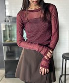【アウトフィッター ラボ/Outfitter lab】の【全8色】 ラメシアートップス クルーネック 長袖 人気、トレンドファッション・服の通販 founy(ファニー) ファッション Fashion レディースファッション Fashion for Women トップス・カットソー Cut & Sew Tops インナー Innerwear オケージョン Occasion Wear カーディガン Cardigan, Knitwear シアー Sheer, See-Through シルバー Silver, Metallic Silver シンプル Simple, Minimal ジャケット Jacket, Outerwear スウェット / スエット Sweatshirt, Sweatwear スラックス Slacks, Dress Pants デニム Denim, Jeans Material トレンド Trend, Trending Now 長袖 Long Sleeve, Full Sleeve フェミニン Feminine, Girly A/W・秋冬 Autumn/Winter S/S・春夏 SS, Spring/Summer, Warm Season おすすめ Recommended / Our Picks 夏 Summer 旅行 Travel セレモニー Ceremony 入学式 Entrance Ceremony 卒業式 Graduation Ceremony 結婚式 Wedding 二次会 After Party ビジネス 仕事 通勤 Business / Work / Commuting thumbnail ワイン|ID: prp329100004760161 ipo3291000000034592467