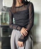 【アウトフィッター ラボ/Outfitter lab】の【全8色】 ラメシアートップス クルーネック 長袖 人気、トレンドファッション・服の通販 founy(ファニー) ファッション Fashion レディースファッション Fashion for Women トップス・カットソー Cut & Sew Tops インナー Innerwear オケージョン Occasion Wear カーディガン Cardigan, Knitwear シアー Sheer, See-Through シルバー Silver, Metallic Silver シンプル Simple, Minimal ジャケット Jacket, Outerwear スウェット / スエット Sweatshirt, Sweatwear スラックス Slacks, Dress Pants デニム Denim, Jeans Material トレンド Trend, Trending Now 長袖 Long Sleeve, Full Sleeve フェミニン Feminine, Girly A/W・秋冬 Autumn/Winter S/S・春夏 SS, Spring/Summer, Warm Season おすすめ Recommended / Our Picks 夏 Summer 旅行 Travel セレモニー Ceremony 入学式 Entrance Ceremony 卒業式 Graduation Ceremony 結婚式 Wedding 二次会 After Party ビジネス 仕事 通勤 Business / Work / Commuting thumbnail ブラック|ID: prp329100004760161 ipo3291000000035140188