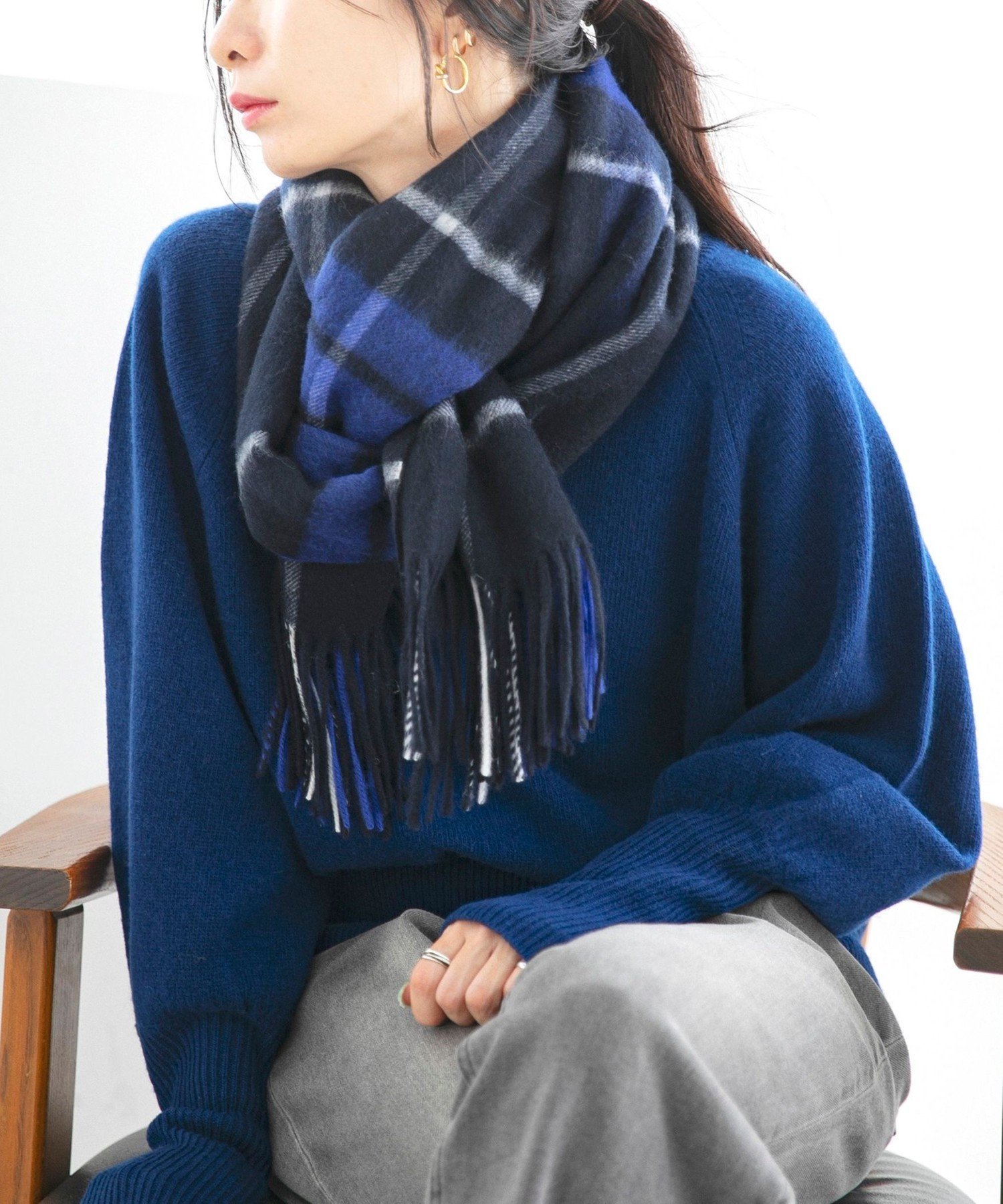 【シップス フォー ウィメン/SHIPS】のquaranciel カシミヤ ミックス チェック ストール 25AW 人気、トレンドファッション・服の通販 founy(ファニー) ファッション Fashion レディースファッション Fashion for Women 2025年 2025 2025-2026秋冬・A/W Autumn/Winter 2025–26 AW25–26 ギフト プレゼント Gift / Present ストール Stole, Wrap チェック Check, Plaid, Tartan ミックス Mix, Mixed Style other-1|ID: prp329100004760168 ipo3291000000034661208