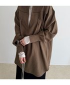 【フレディ&グロスター/FREDY&GLOSTER】のキルティングチュニックブラウス 人気、トレンドファッション・服の通販 founy(ファニー) ファッション Fashion レディースファッション Fashion for Women トップス・カットソー Cut & Sew Tops シャツ・ブラウス・オフィスカジュアル Elegant Blouses & Button-Ups 2025年 2025 2025-2026秋冬・A/W Autumn/Winter 2025–26 AW25–26 おすすめ Recommended / Our Picks キルティング Quilted, Quilting チュニック Tunic, Long Top thumbnail ブラウン|ID: prp329100004760181 ipo3291000000034447427