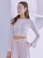 【リリーブラウン/Lily Brown】の針抜きカットカーディガン FLOWER[936]|ID: prp329100004760188 ipo3291000000034447494