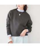 【アンタイトル/UNTITLED】の【オンオフ使える】ドルマンスリーブ ニットプルオーバー チャコールグレー|ID: prp329100004760192 ipo3291000000034447584