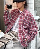 【チャオパニックティピー/CIAOPANIC TYPY】の【PATTIPATTI】ビックシルエットブランケットネルチェックシャツ 人気、トレンドファッション・服の通販 founy(ファニー) ファッション Fashion レディースファッション Fashion for Women トップス・カットソー Cut & Sew Tops シャツ・ブラウス・オフィスカジュアル Elegant Blouses & Button-Ups イタリア Italy インナー Innerwear シンプル Simple, Minimal セットアップ Set-Up, Coordinated Outfit チェック Check, Plaid, Tartan トレンド Trend, Trending Now 人気 Popular, Best Seller バランス Balance, Style Balance ブランケット Blanket, Throw Blanket ポケット Pocket, Pocket Detail おすすめ Recommended / Our Picks thumbnail レッド|ID: prp329100004760196 ipo3291000000034447690