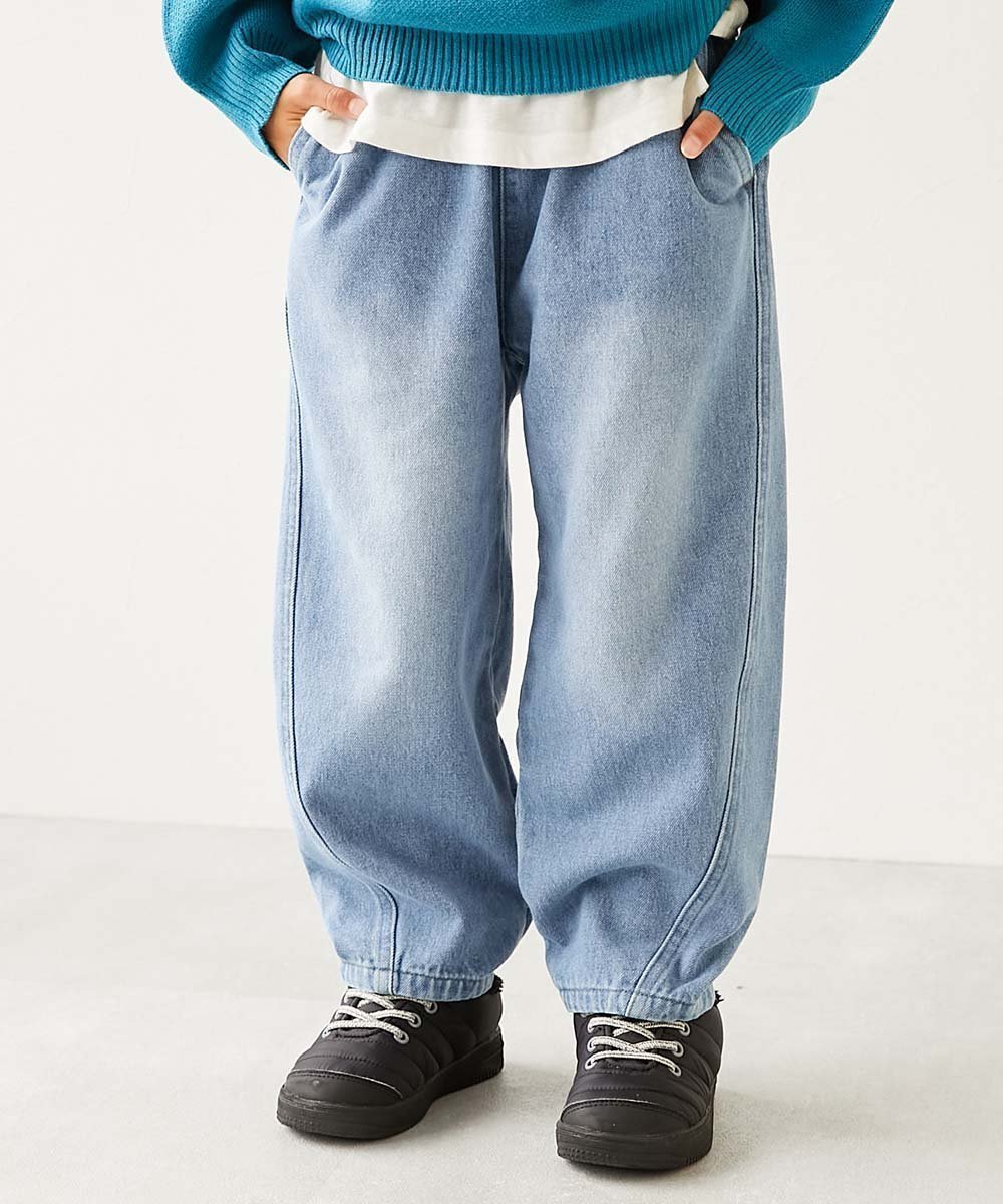 【デビロック/devirock / KIDS】のひやっとしない イージーカーブ 裏起毛デニム デニムパンツ ロングパンツ 25AW 人気、トレンドファッション・服の通販 founy(ファニー) ファッション Fashion キッズファッション Fashion for Kids ボトムス Bottoms クロップド Cropped, Short Length デニム Denim, Jeans Material なめらか Smooth, Silky Texture ロング Long, Long-Length 冬 Winter / This Winter おすすめ Recommended / Our Picks 2025年 2025 2025-2026秋冬・A/W Autumn/Winter 2025–26 AW25–26 other-1|ID: prp329100004760208 ipo3291000000034564835