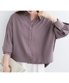 【ルクールブラン/le.coeur blanc】の裾ドロストレギュラーカラーシャツ 人気、トレンドファッション・服の通販 founy(ファニー) ファッション Fashion レディースファッション Fashion for Women トップス・カットソー Cut & Sew Tops シャツ・ブラウス・オフィスカジュアル Elegant Blouses & Button-Ups おすすめ Recommended / Our Picks インナー Innerwear トレンド Trend, Trending Now レギュラー Regular, Standard Fit 人気 Popular, Best Seller thumbnail モカ|ID: prp329100004760269 ipo3291000000034448691