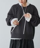 【コーエン/COEN】の【ぽわん袖*かわいいデザインのほめられニット】冬の褒められニット/キュウシンライククルーネックニット DK.GRAY|ID: prp329100004760287 ipo3291000000034448828