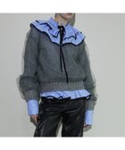 【メゾンスペシャル/MAISON SPECIAL】のTulle Layered Low Gauge Reversible Knit Pullover GRY|ID: prp329100004760289 ipo3291000000034448839