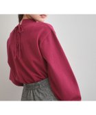 【クチュール ブローチ/Couture Brooch】のバックレースアップ微起毛ニット 人気、トレンドファッション・服の通販 founy(ファニー) ファッション Fashion レディースファッション Fashion for Women トップス・カットソー Cut & Sew Tops ニット Knit Tops & Sweaters スマート Smart, Elegant スリット Slit, Slit Detail ハイネック High Neck, Mock Neck レース Lace, Lace Fabric thumbnail ピンク|ID: prp329100004760323 ipo3291000000034449217