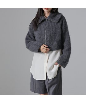 【ナノ ユニバース/nano universe】 フォックスカシミヤショートジップカーディガン人気、トレンドファッション・服の通販 founy(ファニー) ファッション Fashion レディースファッション Fashion for Women トップス・カットソー Cut & Sew Tops カーディガン・羽織り Layered Style Cardigans 秋 Autumn ショート Short, Short Length バランス Balance, Style Balance フォックス Fox, Fox Fur ロング Long, Long-Length おすすめ Recommended / Our Picks 2024年 2024 エレガント 上品 Elegant 2024-2025秋冬・A/W Autumn/Winter 2024–25 AW24–25 |ID:prp329100004760352