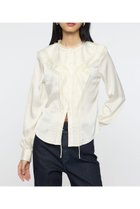 【マウジー/moussy】のDRAPE COLLAR ブラウス 人気、トレンドファッション・服の通販 founy(ファニー) ファッション Fashion レディースファッション Fashion for Women トップス・カットソー Cut & Sew Tops シャツ・ブラウス・オフィスカジュアル Elegant Blouses & Button-Ups ギャザー Gathered, Ruffled クラシック Classic, Timeless Style サテン Satin, Glossy Fabric ショート Short, Short Length スニーカー Sneakers, Trainers デニム Denim, Jeans Material ドレープ Drape, Draping Fabric 人気 Popular, Best Seller 長袖 Long Sleeve, Full Sleeve フェミニン Feminine, Girly フリル Frill, Ruffle フロント Front, Front Design ボトム Bottoms, Lower Wear マニッシュ Mannish, Boyish ミックス Mix, Mixed Style ヨーク Yoke, Yoke Design レース Lace, Lace Fabric ワイド Wide, Wide Fit 再入荷 Restock / Back in Stock おすすめ Recommended / Our Picks エレガント 上品 Elegant thumbnail O/WHT1|ID: prp329100004760376 ipo3291000000034449672