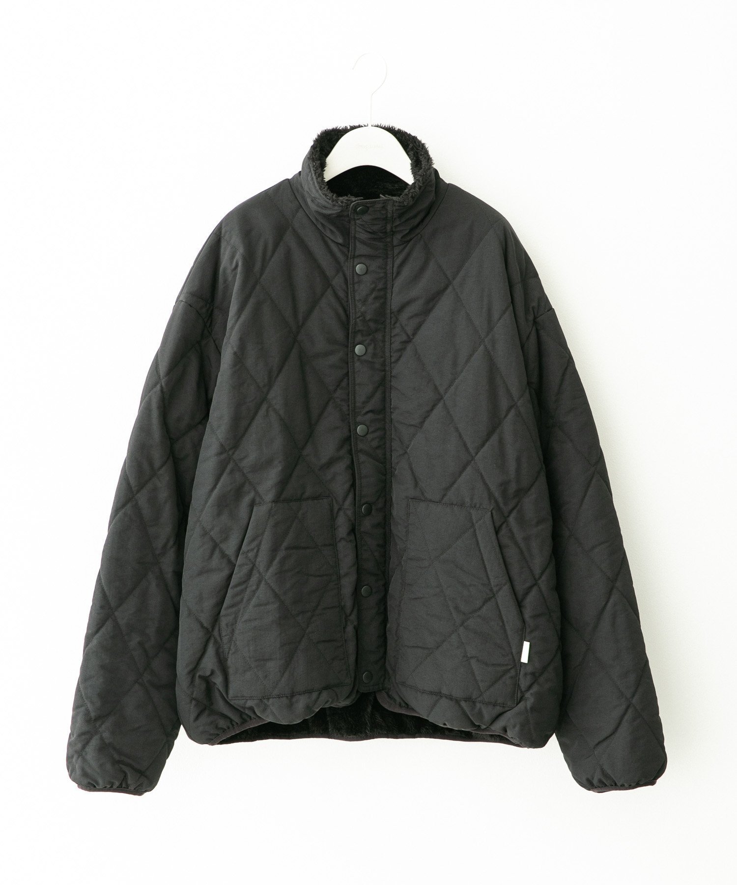 【サニーレーベル/Sonny Label / URBAN RESEARCH / MEN】のリバーシブルスタンドブルゾン インテリア・キッズ・メンズ・レディースファッション・服の通販 founy(ファニー) 　ファッション　Fashion　メンズファッション　Fashion for Men　2025年　2025　2025-2026秋冬・A/W　Autumn/Winter 2025–26 AW25–26　冬　Winter / This Winter　キルティング　Quilted, Quilting　スラックス　Slacks, Dress Pants　デニム　Denim, Jeans Material　ブルゾン　Blouson, Bomber Jacket　ミックス　Mix, Mixed Style　リバーシブル　Reversible, Two-Sided　エレガント 上品　Elegant　A/W・秋冬　Autumn/Winter　ブラック|ID: prp329100004760398 ipo3291000000034557128