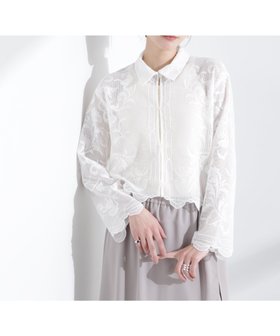 【ナノ ユニバース/nano universe】 モチーフ刺繍レースシャツ人気、トレンドファッション・服の通販 founy(ファニー) ファッション Fashion レディースファッション Fashion for Women トップス・カットソー Cut & Sew Tops シャツ・ブラウス・オフィスカジュアル Elegant Blouses & Button-Ups インナー Innerwear ウォッシャブル Machine Washable 春 Spring クロップド Cropped, Short Length スカラップ Scallop, Scalloped Edge デニム Denim, Jeans Material トレンド Trend, Trending Now ビンテージ Vintage, Retro Style 羽織 Haori, Light Jacket メッシュ Mesh, Net Fabric モチーフ Motif, Design Theme リュック Backpack, Rucksack レース Lace, Lace Fabric ロンパース Romper, Jumpsuit S/S・春夏 SS, Spring/Summer, Warm Season 夏 Summer 2025年 2025 2025春夏・S/S Spring/Summer 2025 SS25 |ID:prp329100004760417