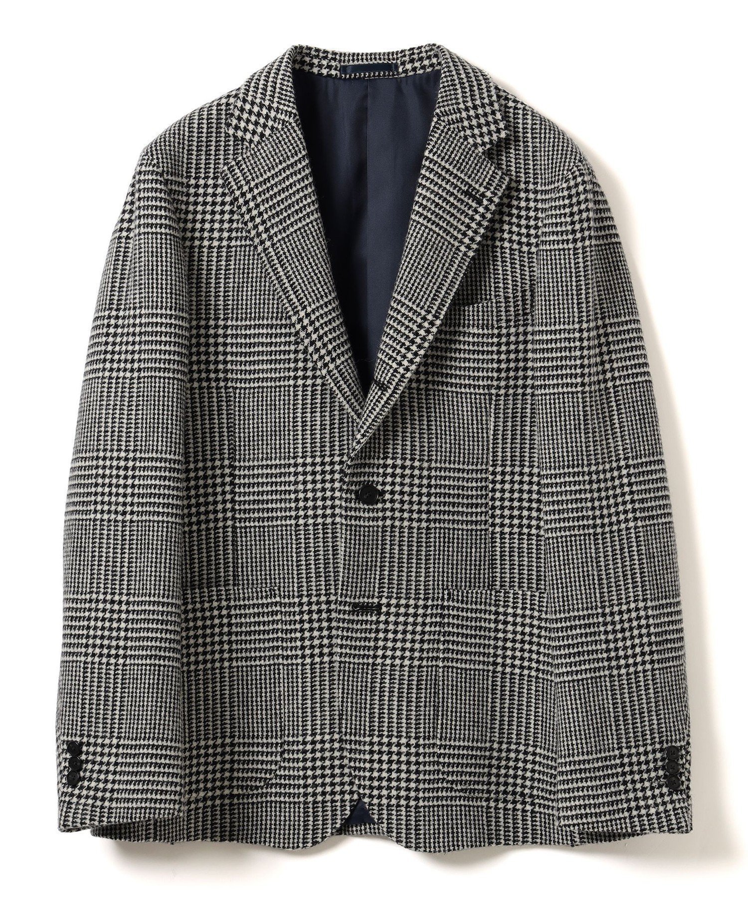 【ビームス/BEAMS / MEN】のツイード グレンプレイド ジャケット(S~XL) インテリア・キッズ・メンズ・レディースファッション・服の通販 founy(ファニー) ファッション Fashion メンズファッション Fashion for Men クラシカル Classical, Vintage-Inspired ジャケット Jacket, Outerwear スラックス Slacks, Dress Pants チェック Check, Plaid, Tartan ツイード Twill, Twill Weave テーラード Tailored, Tailored Fit デニム Denim, Jeans Material パターン Pattern, Design Print モダン Modern, Contemporary BLACK×WHITE|ID: prp329100004760423 ipo3291000000034450095