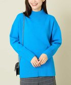 【アー ヴェー ヴェー/a.v.v】の【洗える】バックスリットニット ブルー|ID: prp329100004760432 ipo3291000000034637540