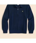 【ブルックス ブラザーズ/Brooks Brothers / MEN】のコットンジャージー GFロゴ ハーフジップカラー プルオーバー ネイビー|ID: prp329100004760447 ipo3291000000034450303
