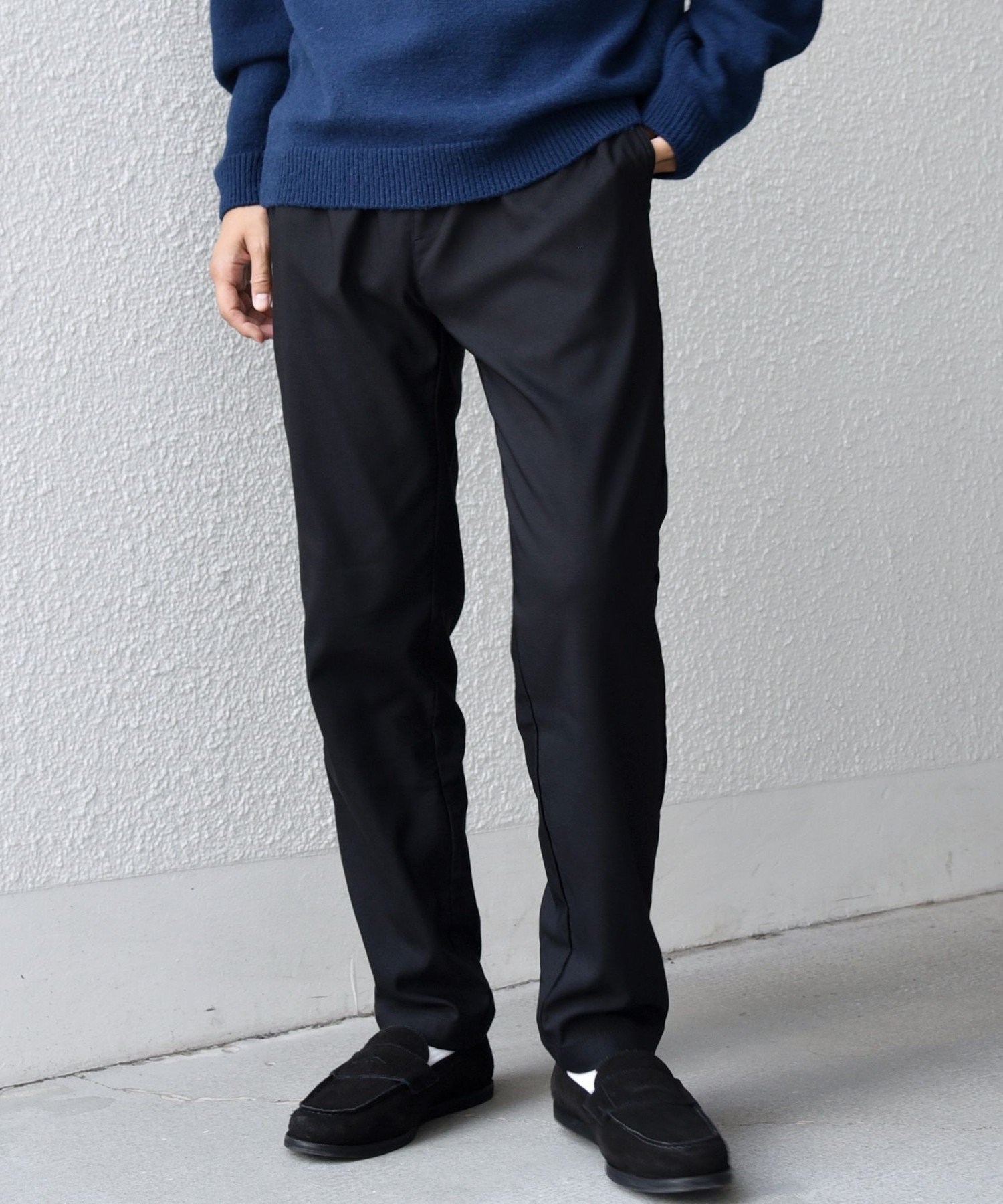 【シップス/SHIPS / MEN】のSHIPS any スーパー ストレッチ 裏起毛 ウォーム スリム テーパード イージー パンツ インテリア・キッズ・メンズ・レディースファッション・服の通販 founy(ファニー) 　ファッション　Fashion　メンズファッション　Fashion for Men　ボトムス　Bottoms　ウォーム　Warm Fabric　シンプル　Simple, Minimal　ストレッチ　Stretch, Stretchy Fabric　スピンドル　Spindle, Drawcord　スリム　Slim, Slim Fit　テーパード　Tapered, Tapered Pants　ベーシック　Basic, Essential　冬　Winter / This Winter　おすすめ　Recommended / Our Picks　ブラック|ID: prp329100004760483 ipo3291000000034503176