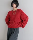 【ローリーズファーム/LOWRYS FARM】のケーブルフリンジSHORT丈 レッド35|ID: prp329100004760780 ipo3291000000034682632