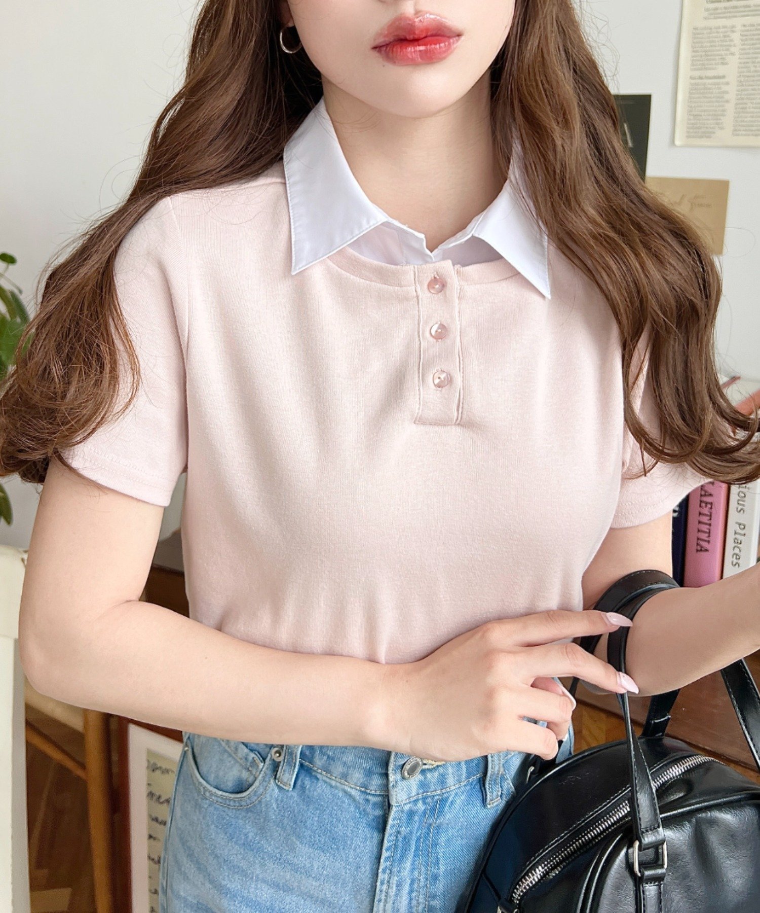 【モーメントプラス/moment+ / MEN】のバイカラーデザイン半袖ポロカットソー インテリア・キッズ・メンズ・レディースファッション・服の通販 founy(ファニー) ファッション Fashion メンズファッション Fashion for Men トップス・カットソー Cut & Sew Tops 春 Spring カットソー Cut and Sewn Top シンプル Simple, Minimal ストレッチ Stretch, Stretchy Fabric スラックス Slacks, Dress Pants ソックス Socks, Hosiery デニム Denim, Jeans Material トレンド Trend, Trending Now ドッキング Docking, Mixed Material 定番 Standard, Basic Item フィット Fit, Slim Fit ブロード Broadcloth, Fine Cotton ベーシック Basic, Essential 半袖 Short Sleeve, Half Sleeve ミニスカート Mini Skirt, Short Skirt リボン Ribbon, Bow リラックス Relax, Relaxed Fit S/S・春夏 SS, Spring/Summer, Warm Season 再入荷 Restock / Back in Stock プチプライス・低価格 Affordable / Budget Price おすすめ Recommended / Our Picks 夏 Summer 2025年 2025 2025春夏・S/S Spring/Summer 2025 SS25 ピンク|ID: prp329100004760877 ipo3291000000034453873