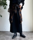 【ドゥドゥ/DouDou】のボンバーヒートIラインスカート ブラック|ID: prp329100004760882 ipo3291000000034608825