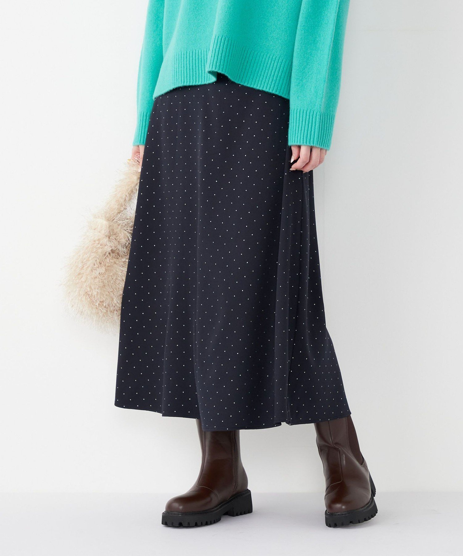 【シップス フォー ウィメン/SHIPS】のSHIPS Colors 手洗い可能 グリッタードット フレアスカート インテリア・キッズ・メンズ・レディースファッション・服の通販 founy(ファニー) ファッション Fashion レディースファッション Fashion for Women スカート Skirts Aライン・フレアスカート A-Line & Flared Skirts グリッター Glitter, Sparkle シンプル Simple, Minimal タイツ Tights, Legwear ドット Polka Dot, Dot Pattern フレア Flare, Flared メンズ Men's, Menswear アウトレット Outlet / Clearance おすすめ Recommended / Our Picks エレガント 上品 Elegant ビジネス 仕事 通勤 Business / Work / Commuting 2025年 2025 2025-2026秋冬・A/W Autumn/Winter 2025–26 AW25–26 ネイビー|ID: prp329100004760887 ipo3291000000035143445