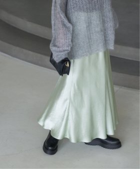 【ノーブル / スピック&スパン/NOBLE / Spick & Span】のバイヤスサテンフレアスカート 人気、トレンドファッション・服の通販 founy(ファニー) ファッション Fashion レディースファッション Fashion for Women スカート Skirts Aライン・フレアスカート A-Line & Flared Skirts エレガント 上品 Elegant ギャザー Gathered, Ruffled サテン Satin, Glossy Fabric ドレープ Drape, Draping Fabric バイアス Bias, Diagonal Cut フレア Flare, Flared リラックス Relax, Relaxed Fit |ID:prp329100004760888