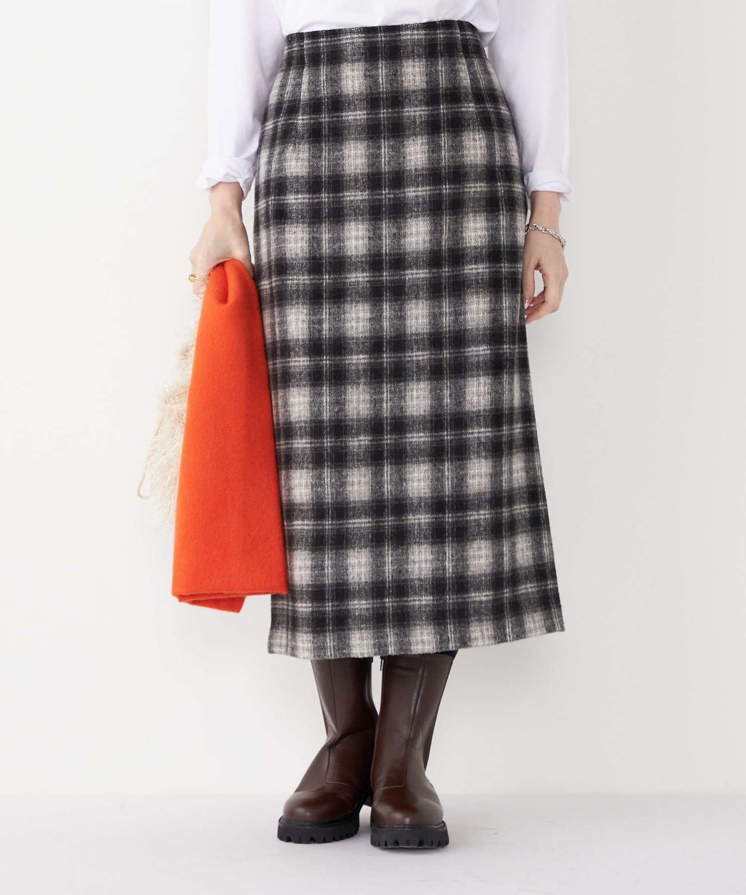 【シップス フォー ウィメン/SHIPS】のSHIPS Colors 起毛 チェック タイトスカート 人気、トレンドファッション・服の通販 founy(ファニー) 　ファッション　Fashion　レディースファッション　Fashion for Women　スカート　Skirts　クラシカル　Classical, Vintage-Inspired　ジャケット　Jacket, Outerwear　タイトスカート　Pencil Skirt, Tight Skirt　タートルネック　Turtleneck, High Neck　ダウン　Down, Puffer　チェック　Check, Plaid, Tartan　ベーシック　Basic, Essential　メンズ　Men's, Menswear　A/W・秋冬　Autumn/Winter　アウトレット　Outlet / Clearance　おすすめ　Recommended / Our Picks　エレガント 上品　Elegant　ビジネス 仕事 通勤　Business / Work / Commuting　2025年　2025　2025-2026秋冬・A/W　Autumn/Winter 2025–26 AW25–26　 other-1|ID: prp329100004760902 ipo3291000000034904748