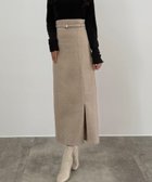 【ジュノア/JUNOAH】のCENEA スリットジップIラインスカート(伸縮あり,あったか生地,裏地なし) 人気、トレンドファッション・服の通販 founy(ファニー) ファッション Fashion レディースファッション Fashion for Women スカート Skirts thumbnail グレージュ|ID: prp329100004760947 ipo3291000000034454500