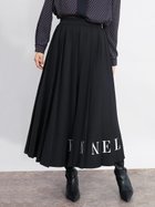 【ヴァン/Vin】の刺繍ロゴプリーツスカート ブラック|ID: prp329100004760965 ipo3291000000034597721