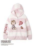 【ジェラート ピケ/gelato pique】の【PEANUTS】【UNISEX】オリジナルアート ジャガードパーカ 人気、トレンドファッション・服の通販 founy(ファニー) ファッション Fashion レディースファッション Fashion for Women トップス・カットソー Cut & Sew Tops レディースパーカー・カジュアルフーディー Casual Hoodies & Sweatshirts ジャカード／ジャガード Jacquard, Woven Pattern スペシャル Special, Limited Edition スマート Smart, Elegant 定番 Standard, Basic Item ボーダー Border, Stripe モチーフ Motif, Design Theme ユニセックス Unisex, Genderless おすすめ Recommended / Our Picks thumbnail PNK[066]|ID: prp329100004761012 ipo3291000000034491335