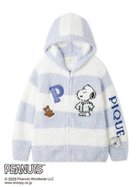 【ジェラート ピケ/gelato pique】の【PEANUTS】【UNISEX】オリジナルアート ジャガードパーカ 人気、トレンドファッション・服の通販 founy(ファニー) ファッション Fashion レディースファッション Fashion for Women トップス・カットソー Cut & Sew Tops レディースパーカー・カジュアルフーディー Casual Hoodies & Sweatshirts ジャカード／ジャガード Jacquard, Woven Pattern スペシャル Special, Limited Edition スマート Smart, Elegant 定番 Standard, Basic Item ボーダー Border, Stripe モチーフ Motif, Design Theme ユニセックス Unisex, Genderless おすすめ Recommended / Our Picks thumbnail BLU[086]|ID: prp329100004761012 ipo3291000000034813200
