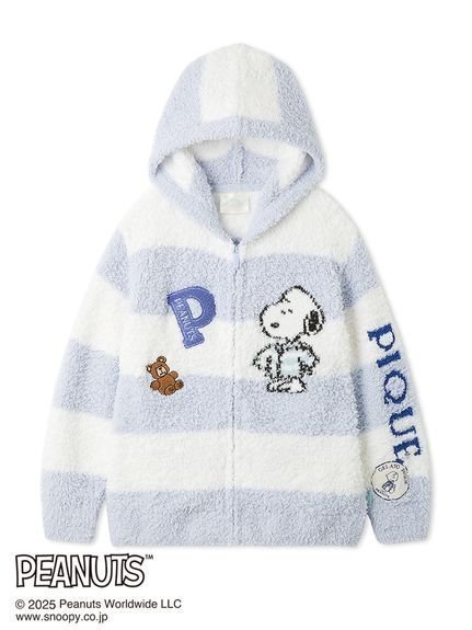 【ジェラート ピケ/gelato pique】の【PEANUTS】【UNISEX】オリジナルアート ジャガードパーカ インテリア・キッズ・メンズ・レディースファッション・服の通販 founy(ファニー) 　ファッション　Fashion　レディースファッション　Fashion for Women　トップス・カットソー　Cut & Sew Tops　レディースパーカー・カジュアルフーディー　Casual Hoodies & Sweatshirts　ジャカード／ジャガード　Jacquard, Woven Pattern　スペシャル　Special, Limited Edition　スマート　Smart, Elegant　定番　Standard, Basic Item　ボーダー　Border, Stripe　モチーフ　Motif, Design Theme　ユニセックス　Unisex, Genderless　おすすめ　Recommended / Our Picks　BLU[086]|ID: prp329100004761012 ipo3291000000034813200