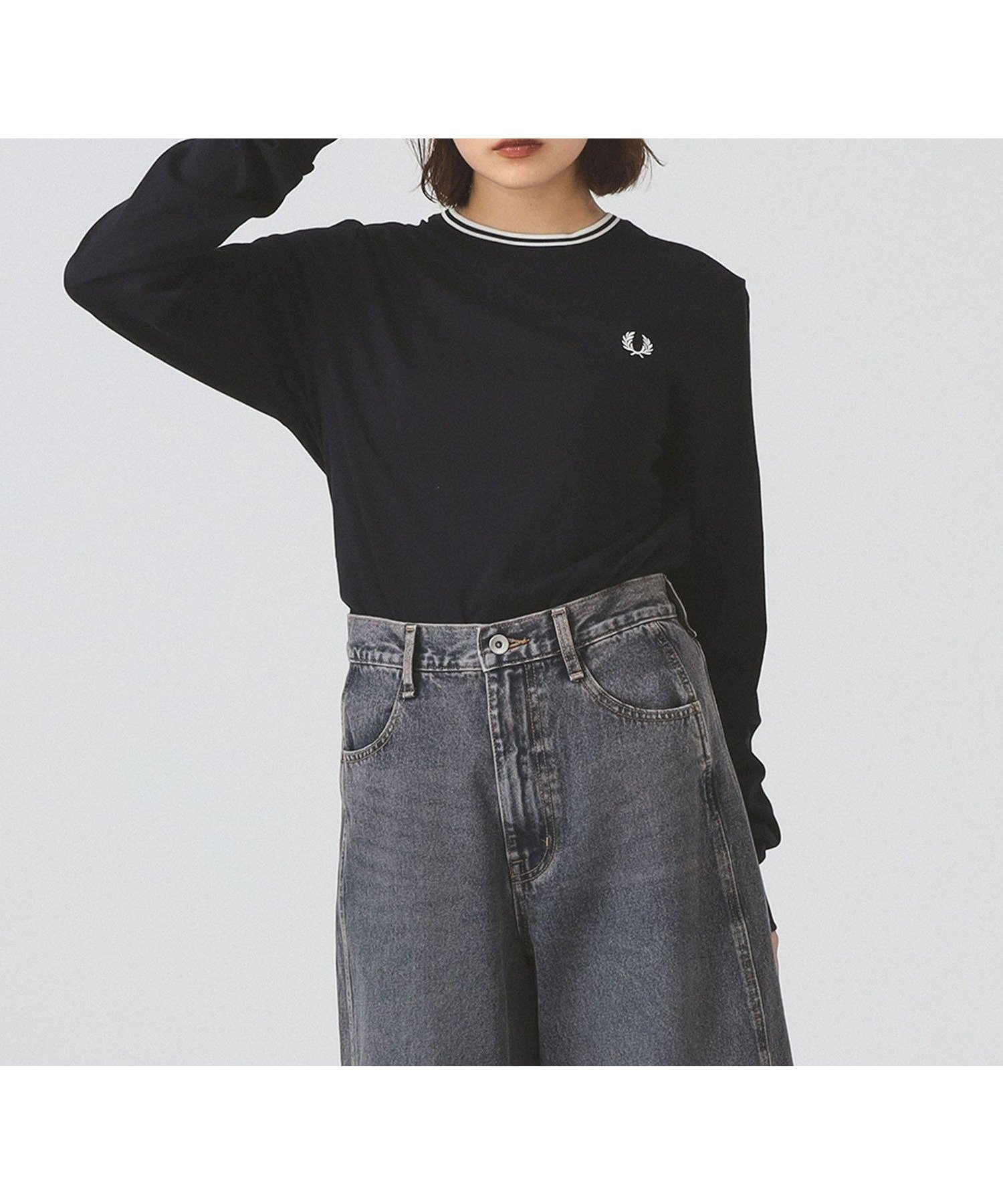 【ビームス ウイメン/BEAMS】のFRED PERRY / Twin Tipped Long Sleeve T-Shirt インテリア・キッズ・メンズ・レディースファッション・服の通販 founy(ファニー) ファッション Fashion レディースファッション Fashion for Women トップス・カットソー Cut & Sew Tops シャツ・ブラウス・オフィスカジュアル Elegant Blouses & Button-Ups ロングTシャツ・Tシャツ Longline T-Shirts & Tees 軽量 Lightweight, Ultra Light シンプル Simple, Minimal スラックス Slacks, Dress Pants デニム Denim, Jeans Material トレンド Trend, Trending Now 長袖 Long Sleeve, Full Sleeve フィット Fit, Slim Fit ベスト Vest, Waistcoat レギュラー Regular, Standard Fit ロンドン London Style, British Inspired エレガント 上品 Elegant NAVY|ID: prp329100004761014 ipo3291000000034486592